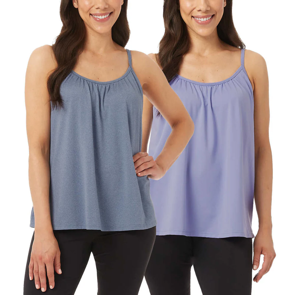32 Degrees - Camisole avec soutien-gorge intégré, lot de 2 - Image 2