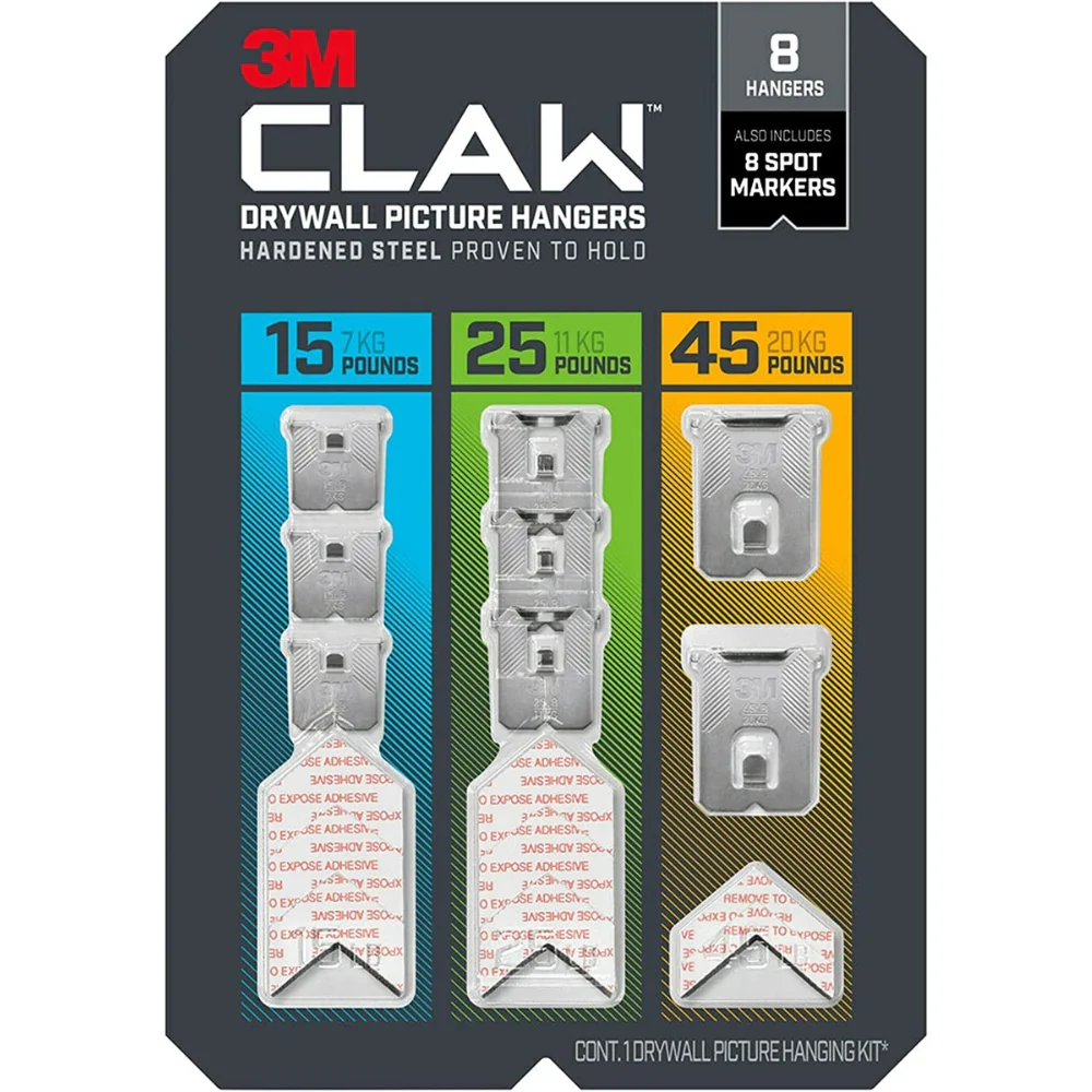 3M Claw - Crochets pour cadres avec marqueur, assortis - Image 2