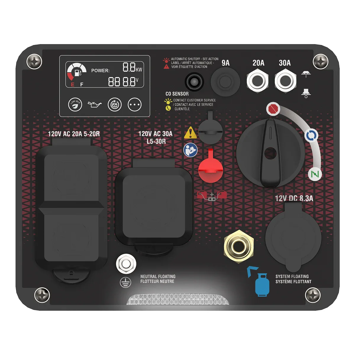 A-iPower - 3450W / 4300W en crĂȘte onduleur bi-carburant - Image 4