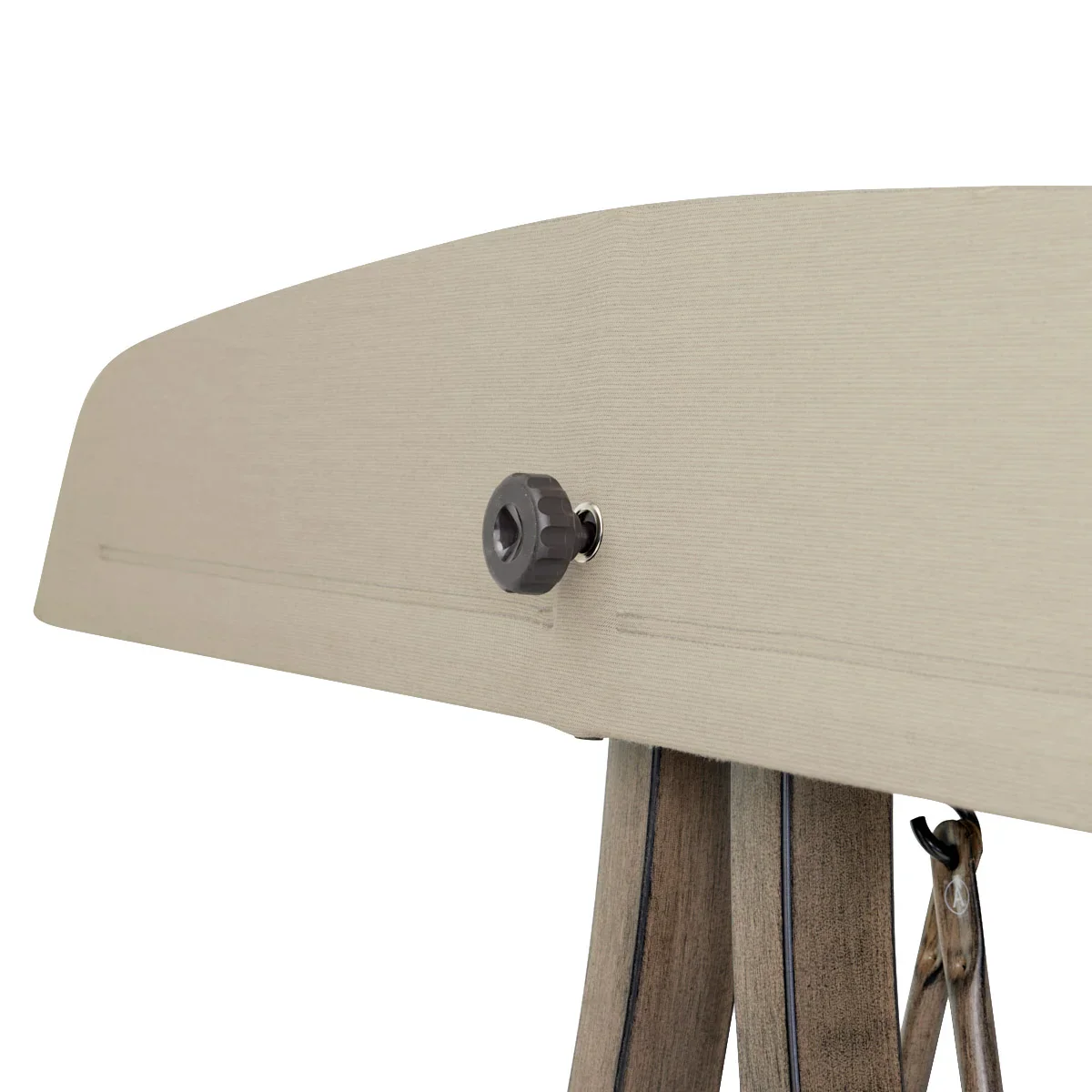 Agio - Balançoire de patio tissée avec auvent en tissu - Image 3