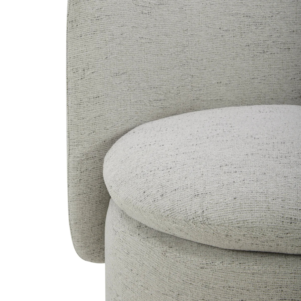 Aiden & Ivy - Chaise de salle à manger pivotante en tissu - Image 6