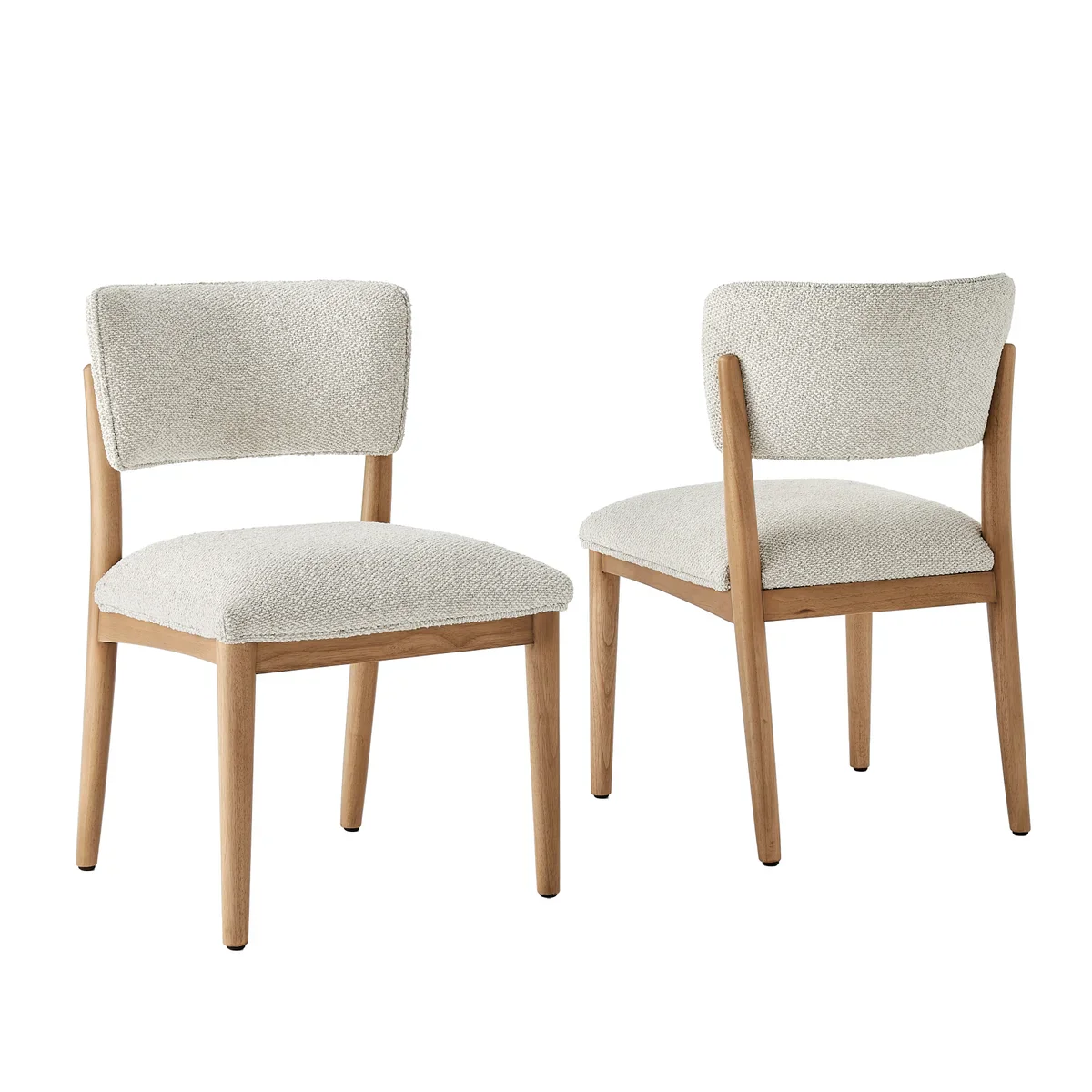 Aiden & Ivy - Chaises de salle à manger en tissu Tate, paquet de 2 - Image 5