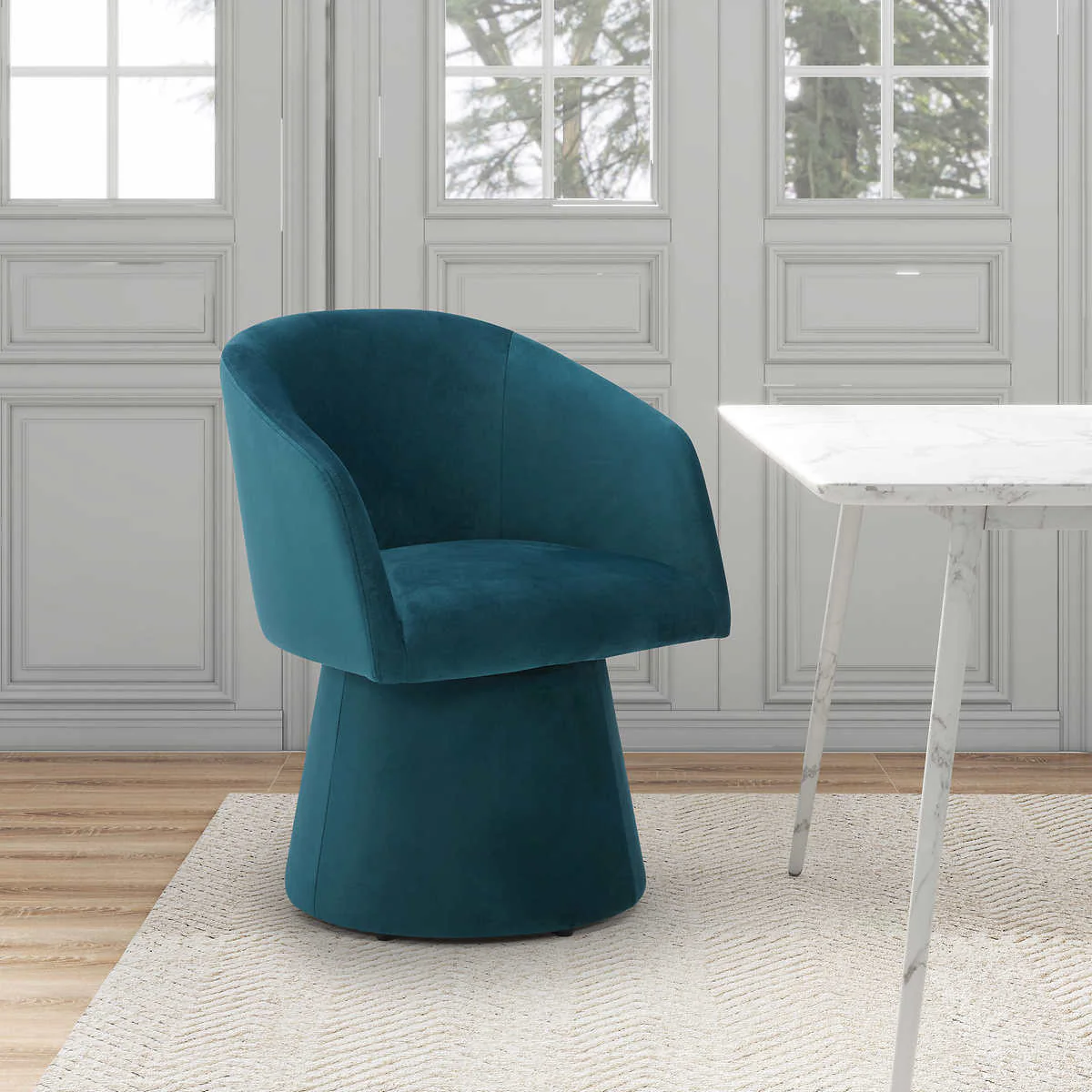 Aiden & Ivy - Fauteuil pivotant en tissu - Image 2