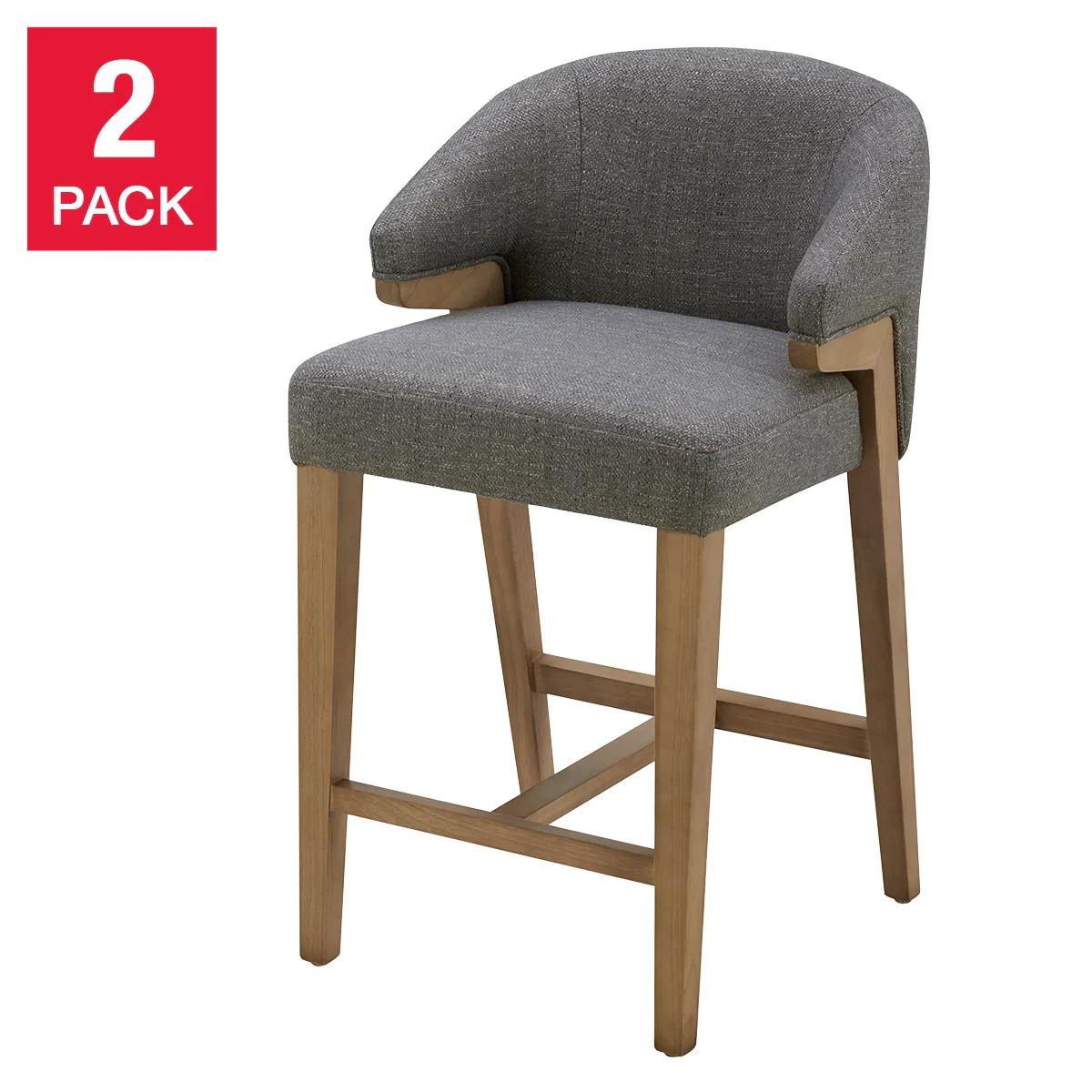 Aiden & Ivy - Tabourets de bar en tissu, paquet de 2 - Image 5