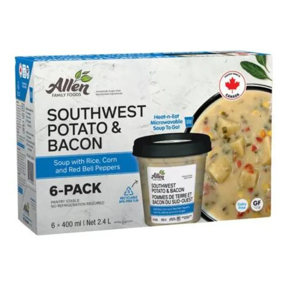 Allen Family Foods - Soupe aux pommes de terre et au bacon