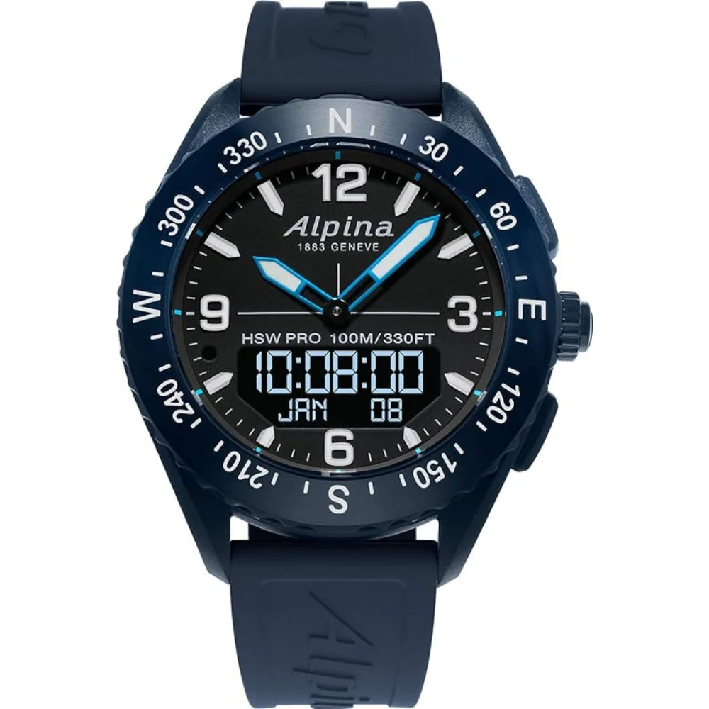 Alpina - Montre Ă quartz suisse multifonction AL-283LBN5NAQ6