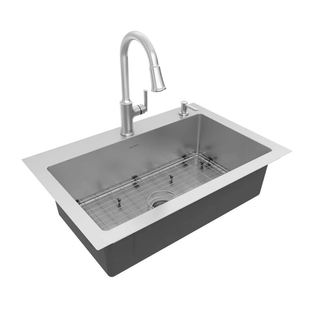 American Standard - Évier de cuisine de 32 po avec robinet amovible - Image 6