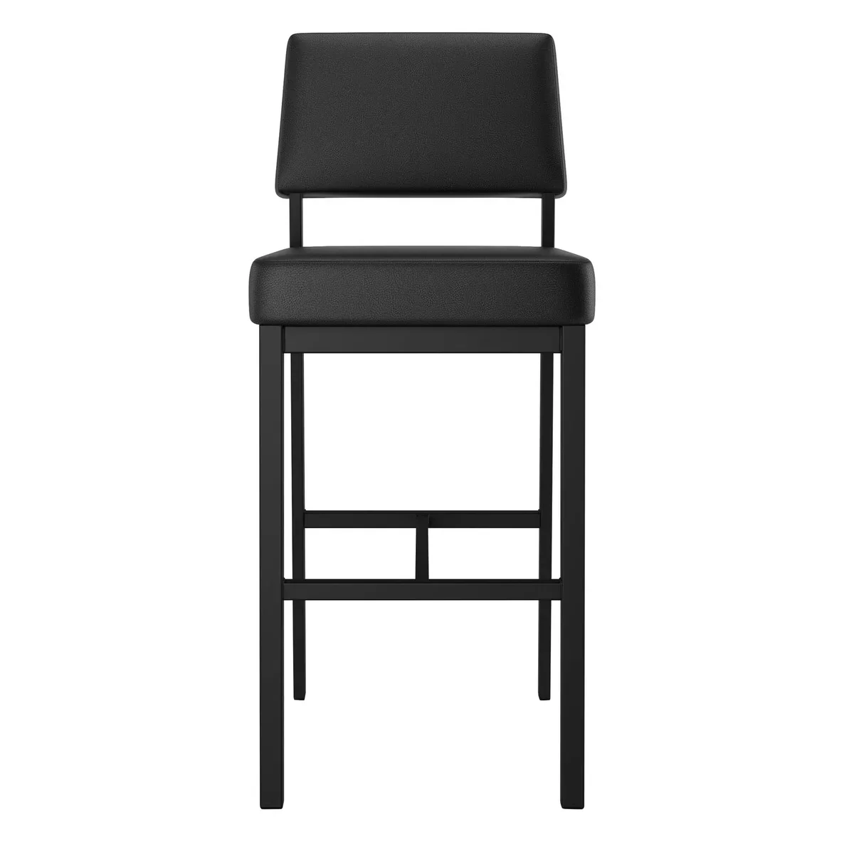 Amisco - Tabouret Avery de comptoir avec base noir - Image 2