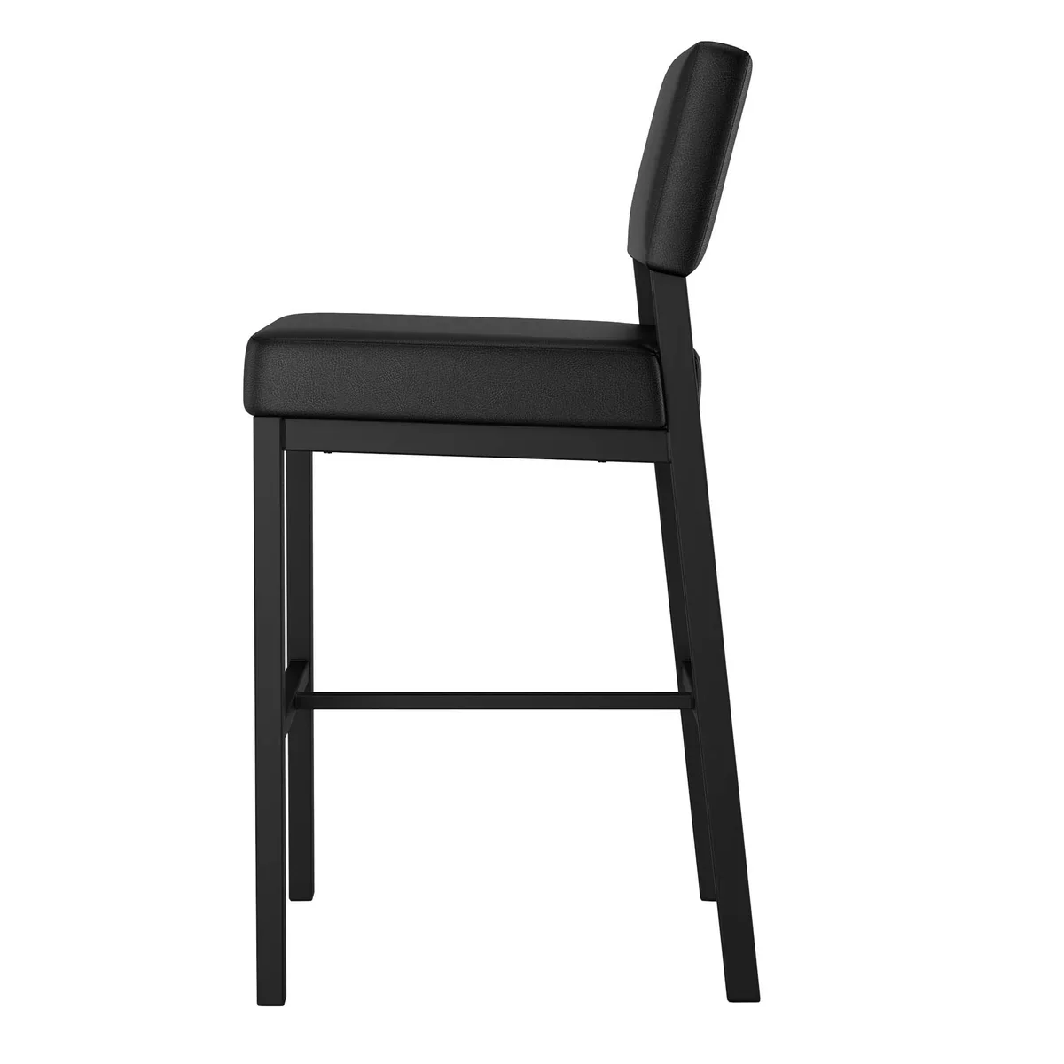Amisco - Tabouret Avery de comptoir avec base noir - Image 3