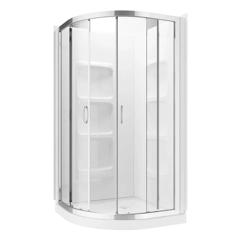 Appolo - Ensemble de douche Alana néo-ronde avec base et parois - Image 2
