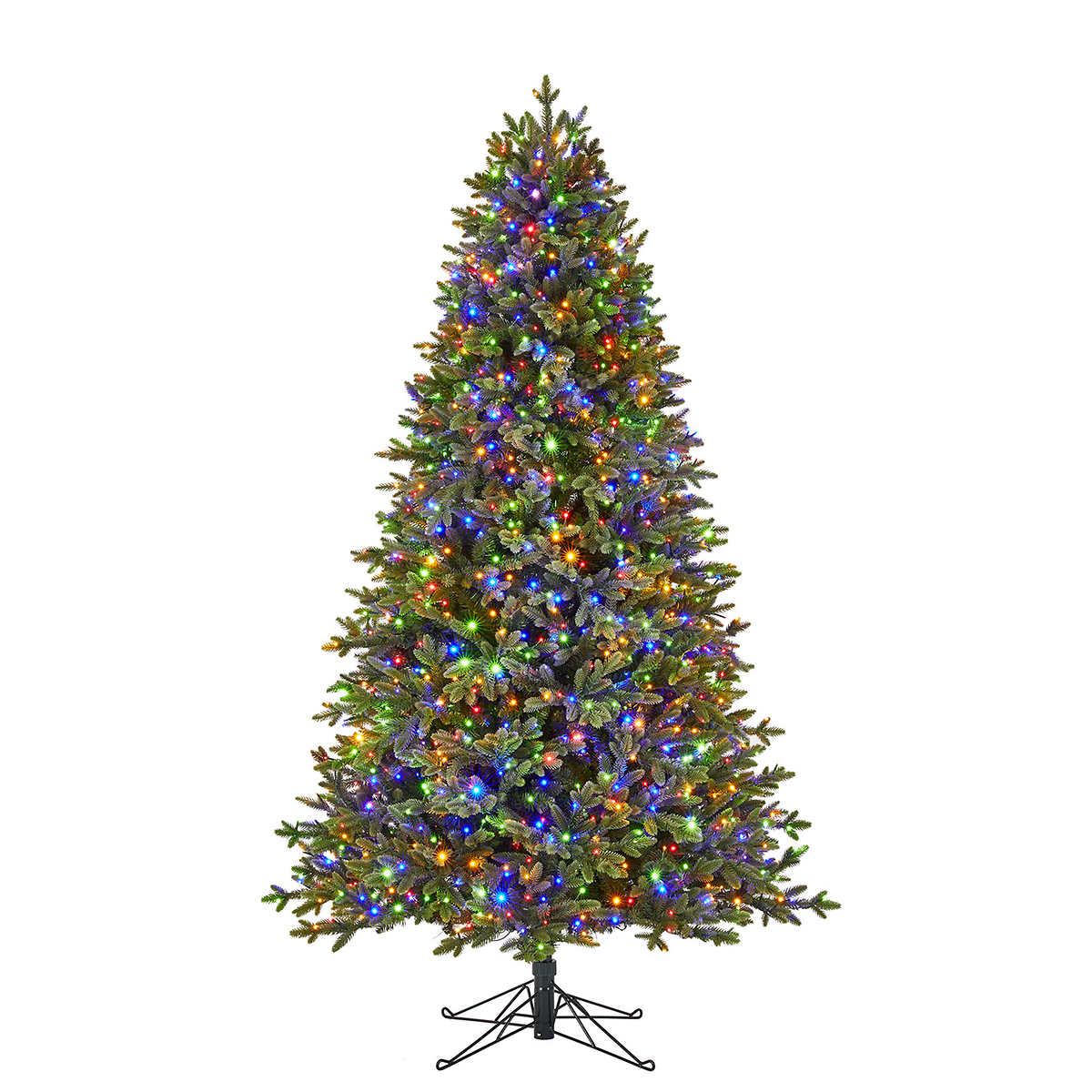 Arbre de Noël artificiel tremble pré-éclairé de 6,5 pi, 1 500 micro-lumières DEL - Image 3