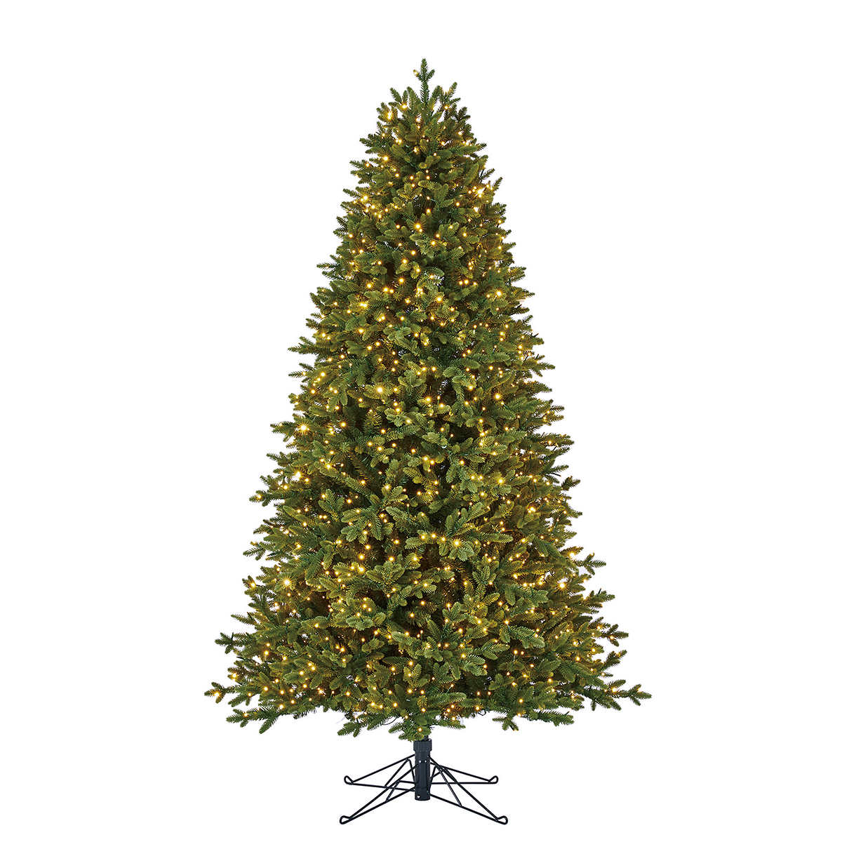 Arbre de Noël artificiel tremble pré-éclairé de 6,5 pi, 1 500 micro-lumières DEL - Image 4