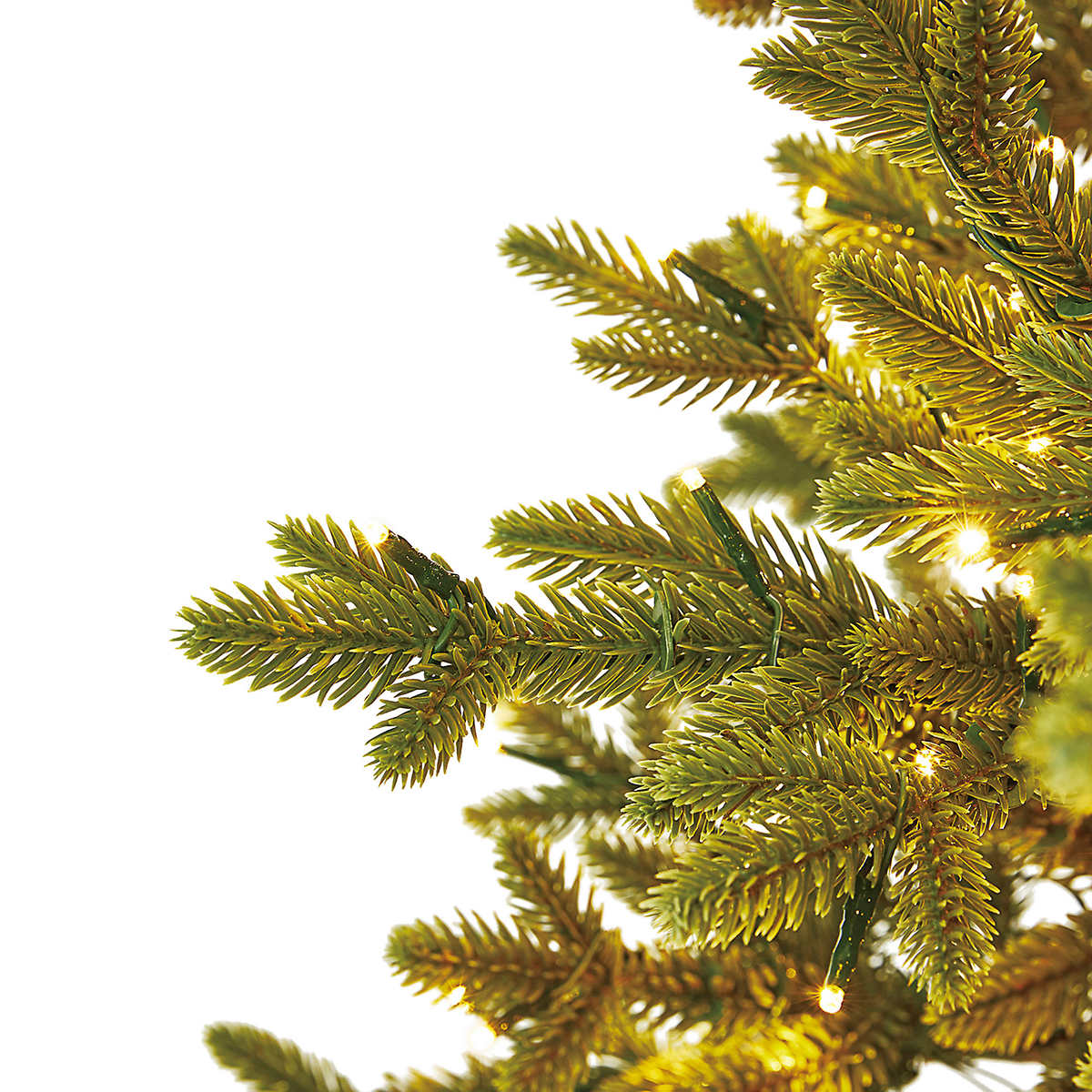 Arbre de Noël artificiel tremble pré-éclairé de 6,5 pi, 1 500 micro-lumières DEL - Image 6