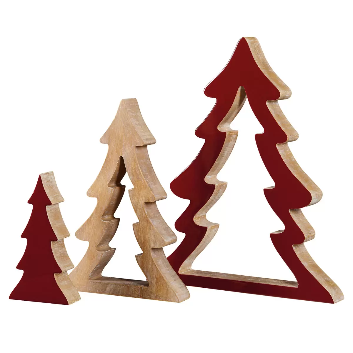 Arbres de nidification décoratifs en bois - Image 5