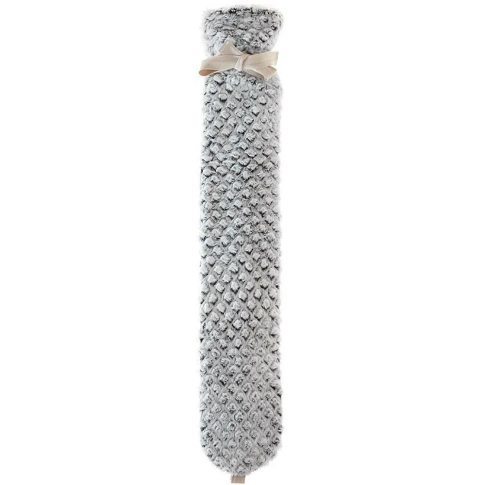 Aroma Home - Bouillotte extra longue en fausse fourrure