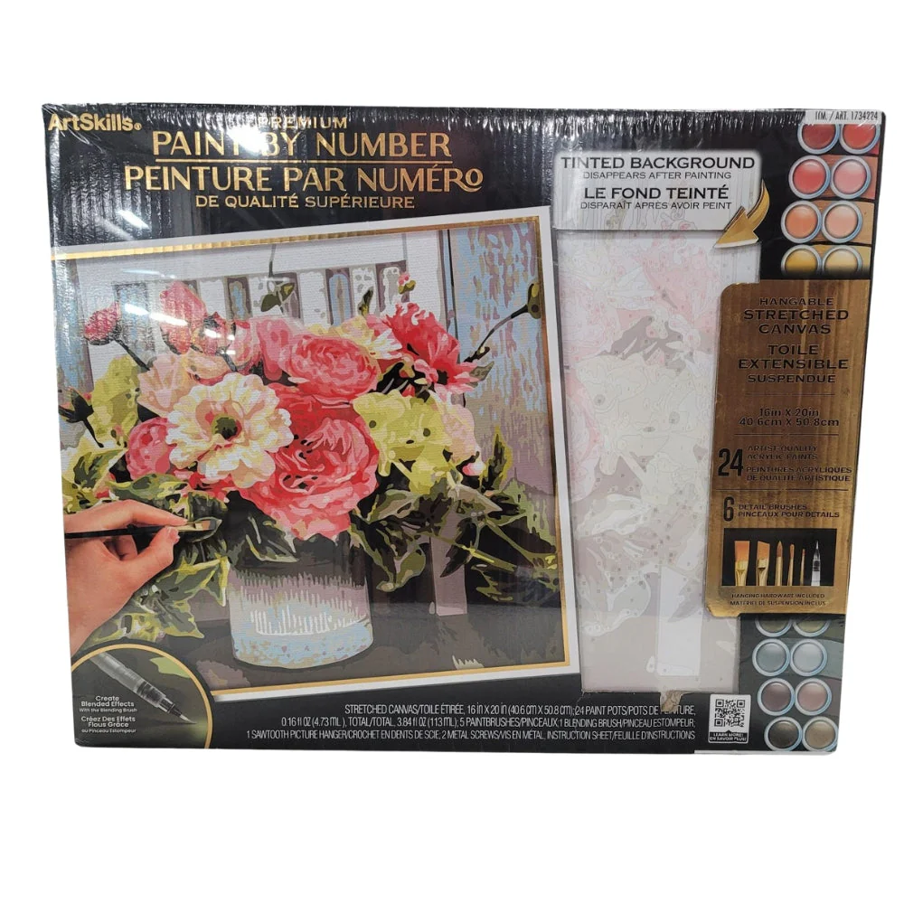 ArtSkills - Peinture par numéro pour adultes, 2 toiles - Image 2