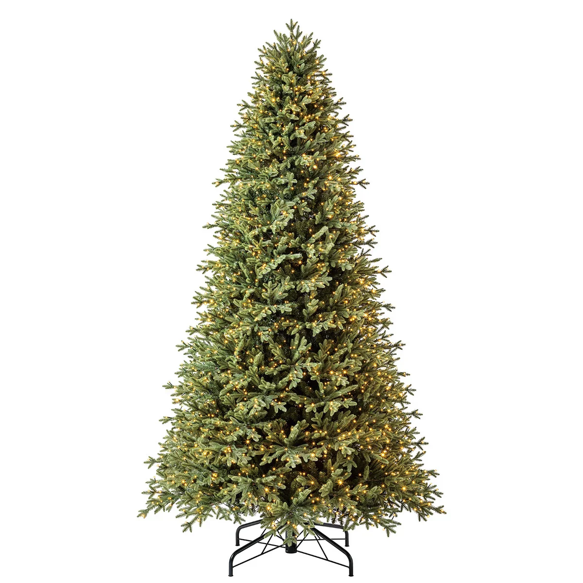 Aspen - Sapin de Noël artificiel de 2,74 m (9 pi) pré-illuminé