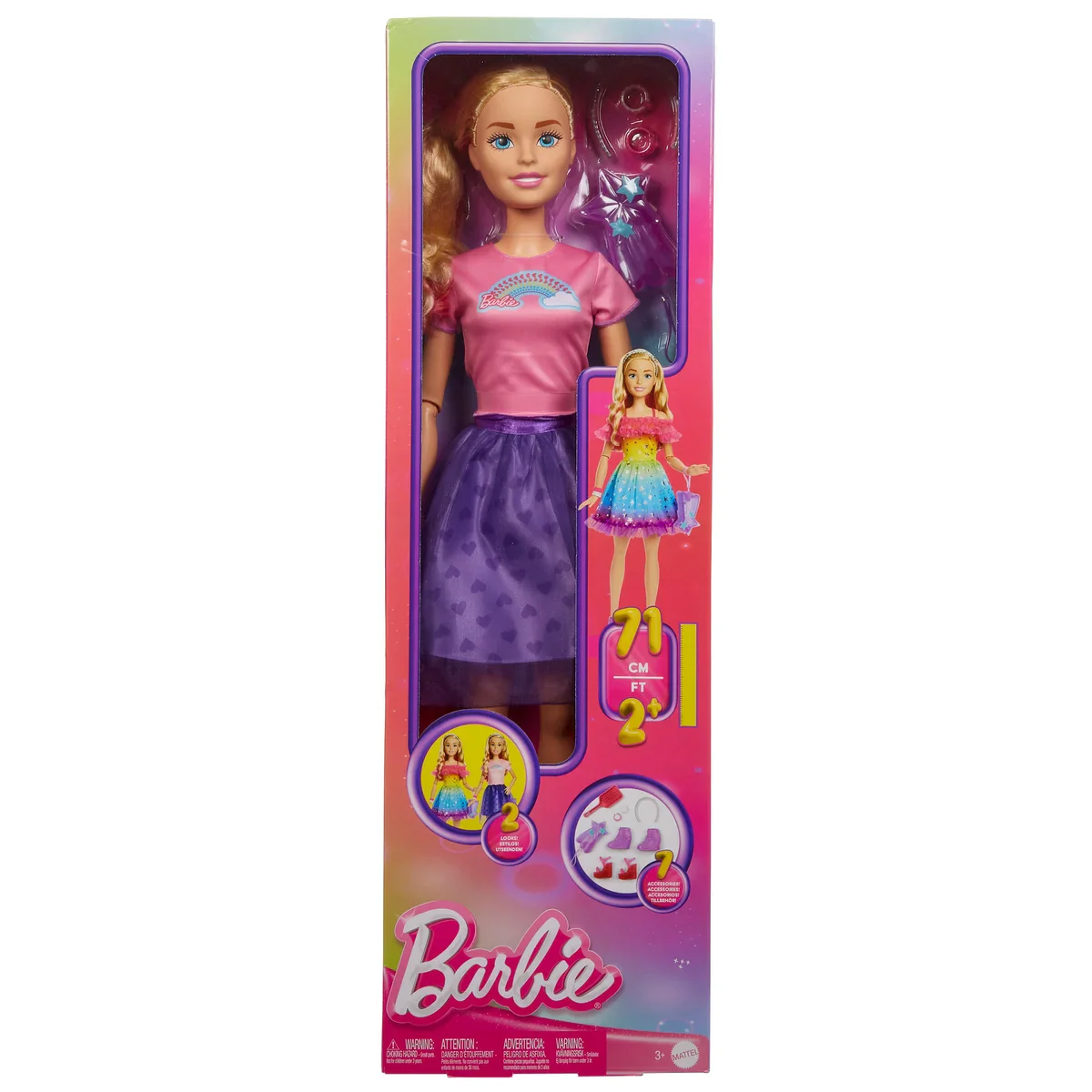 Barbie - Poupée de 28 po avec accessoires de mode - Image 3