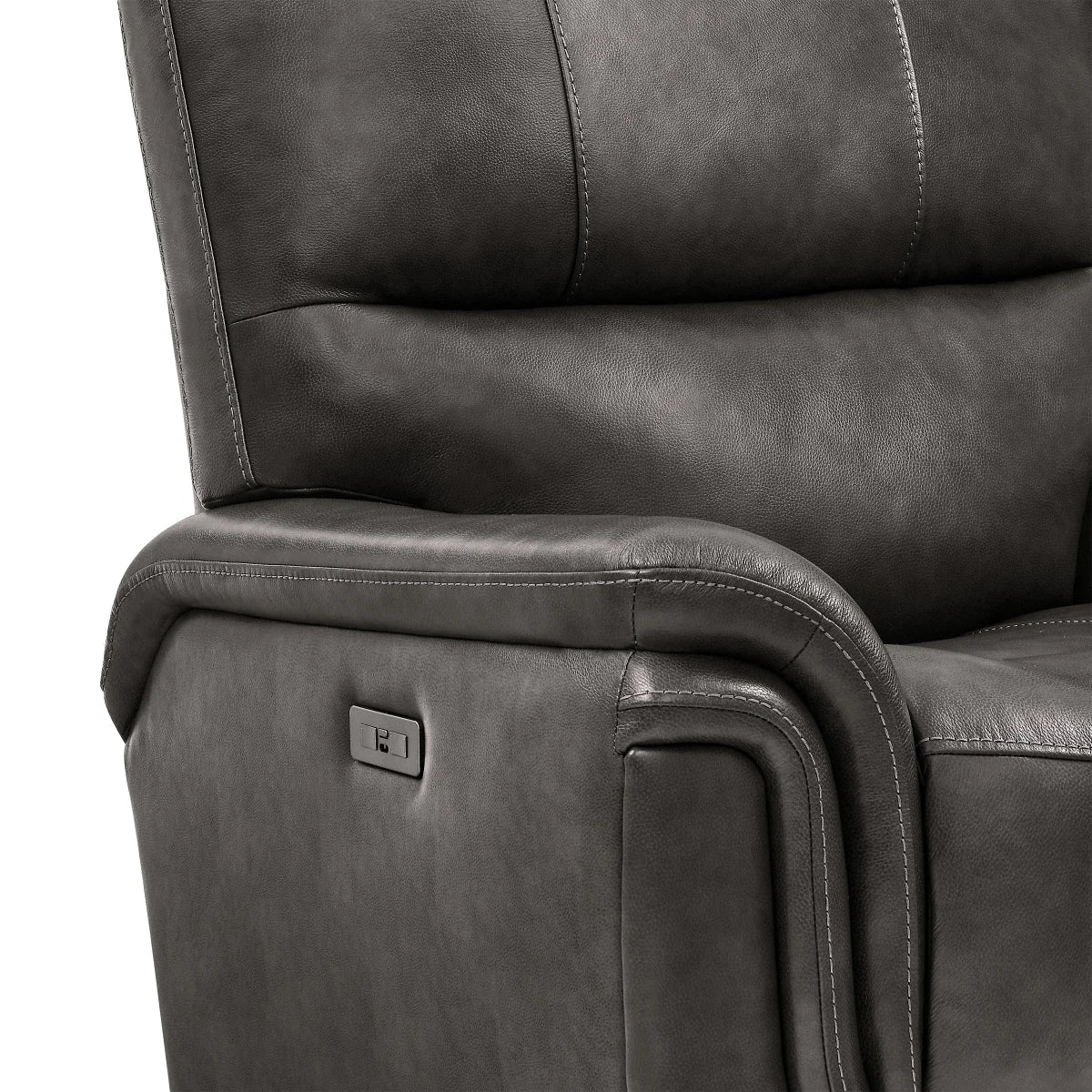 BarcaLounger – Fauteuil à inclinaison motorisé en cuir pleine fleur - Image 8