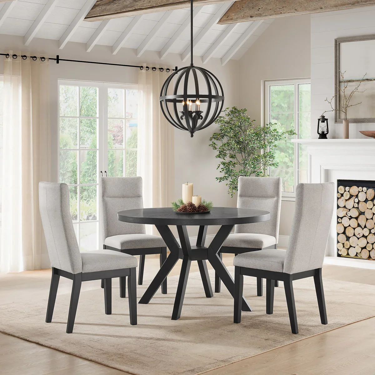 Bayside Furnishings - Ensemble 5 pièces Kaelyn de salle à manger