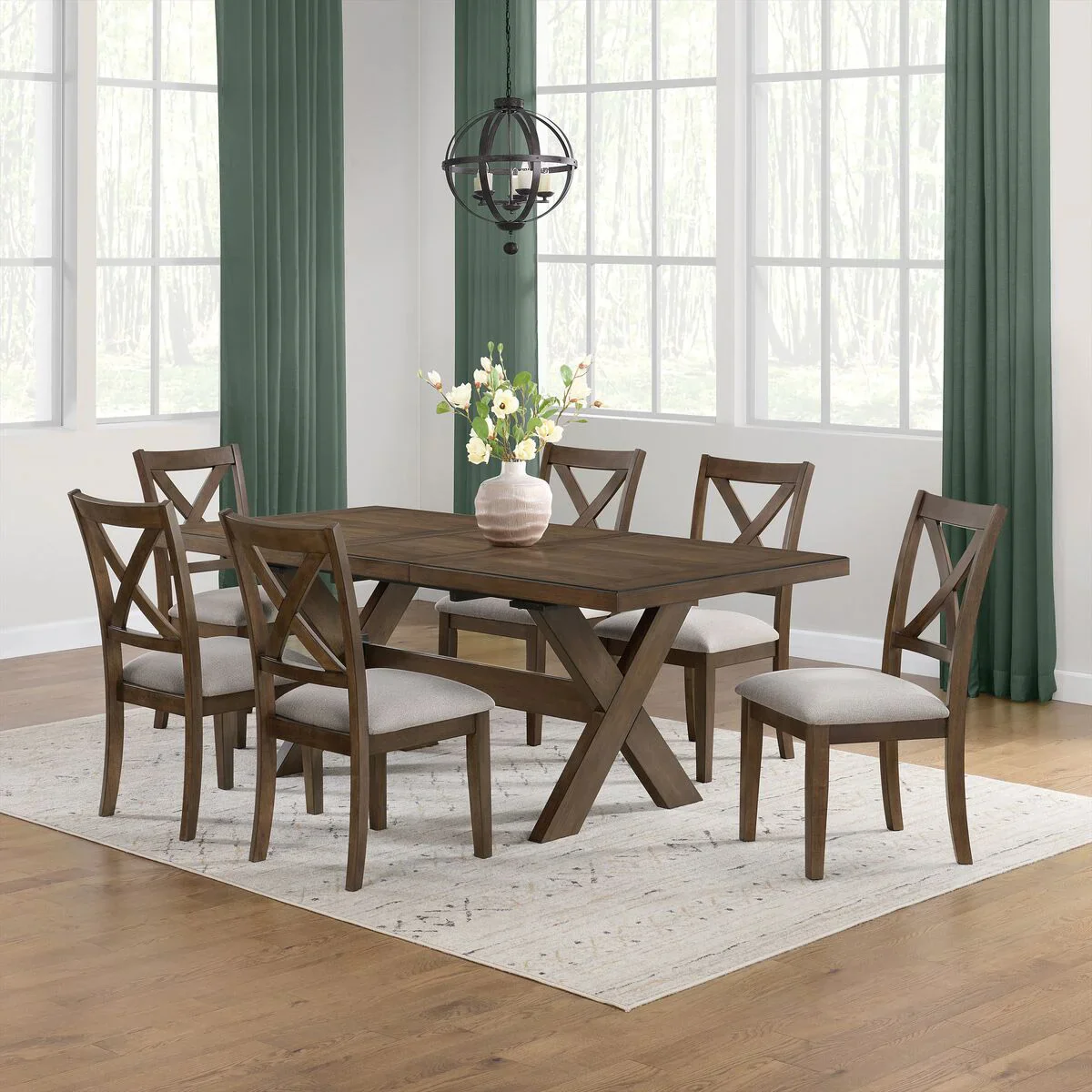 Bayside Furnishings - Ensemble de table à manger Lathan, 7 pièces - Image 2