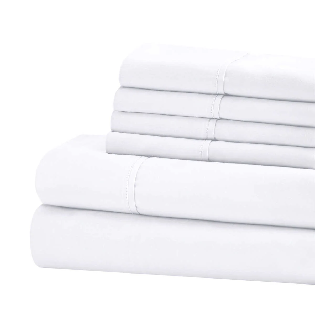 Beautyrest Black - Ensemble de draps en coton BCI 6 pièces 300 fils