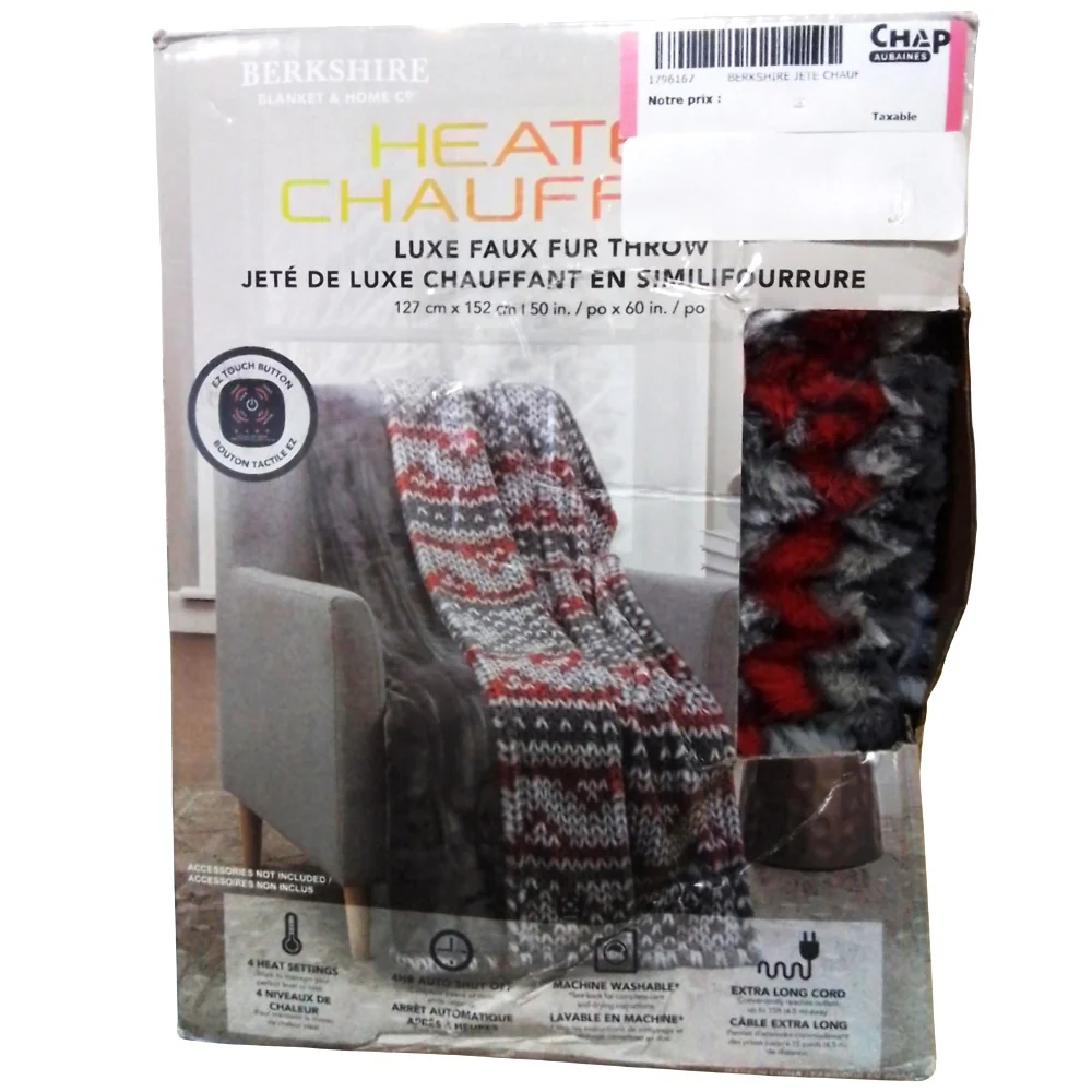 Berkshire - Couverture chauffante en fausse fourrure - Image 15