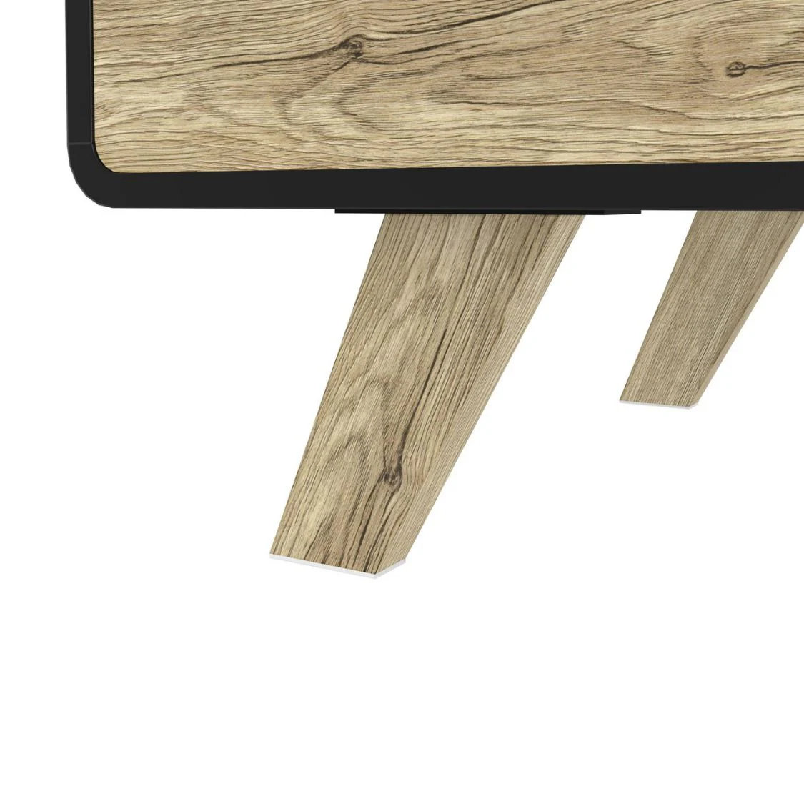 Bestar Alhena - Table basse 48W en chêne noir uv et brun sable - Image 3