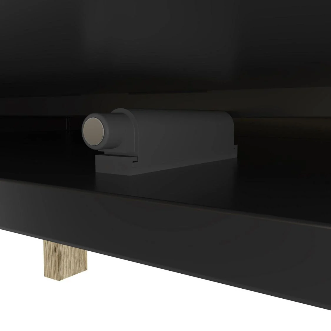 Bestar Alhena - Table basse 48W en chêne noir uv et brun sable - Image 5