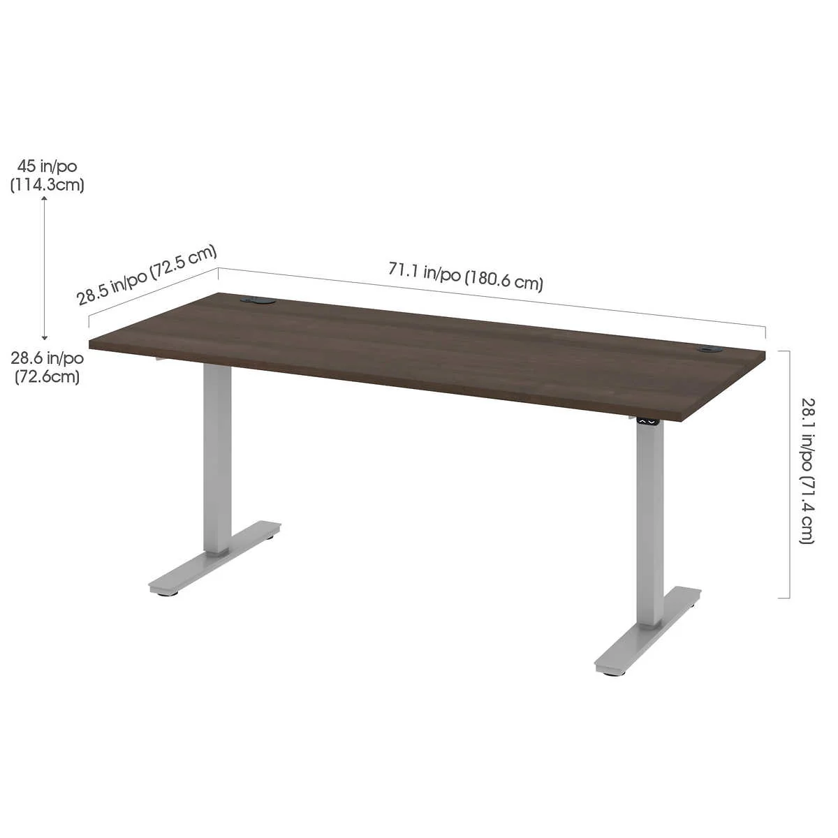 Bestar - Bureau Upstand à hauteur réglable - Image 3