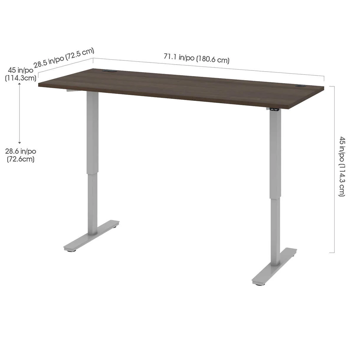 Bestar - Bureau Upstand à hauteur réglable - Image 4