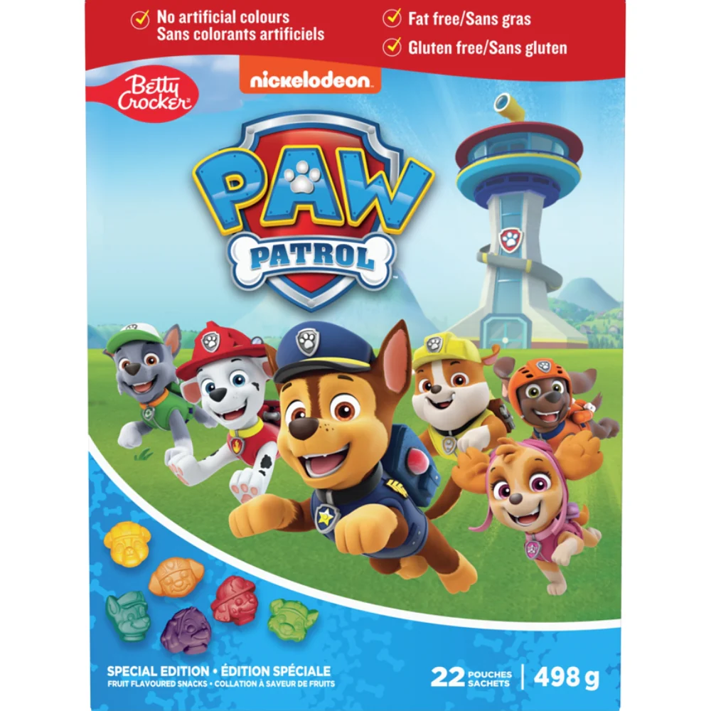 Betty Crocker - Pat patrouille friandise aromatisés aux fruits
