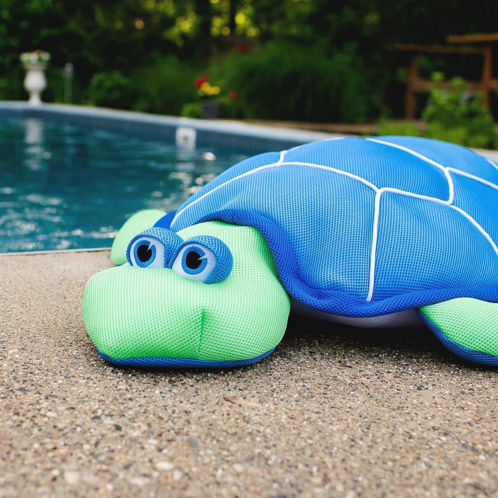 Big Joe - Pool Petz Jouet flottant en forme de tortue en maille - Image 2