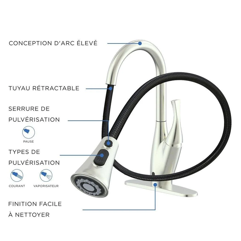 Bio Bidet - Robinet mitigeur de cuisine avec détecteur de mouvement - Image 4