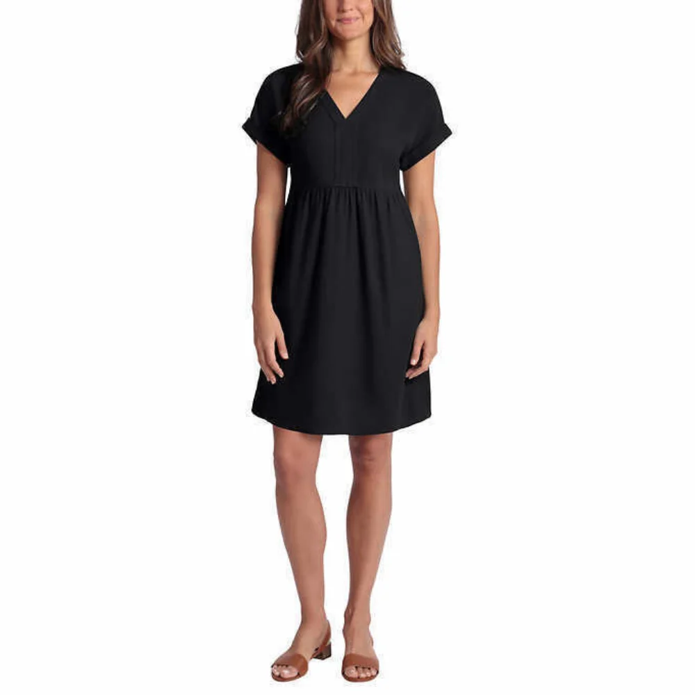 Briggs - Robe en lin mélangé