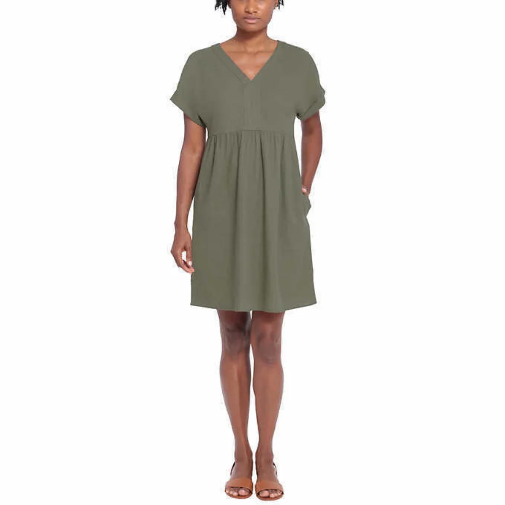 Briggs - Robe en lin mélangé - Image 3