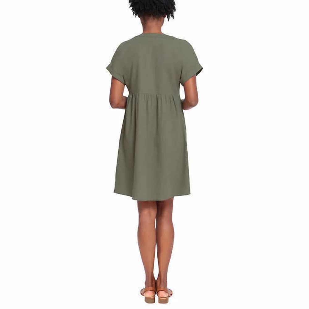 Briggs - Robe en lin mélangé - Image 4