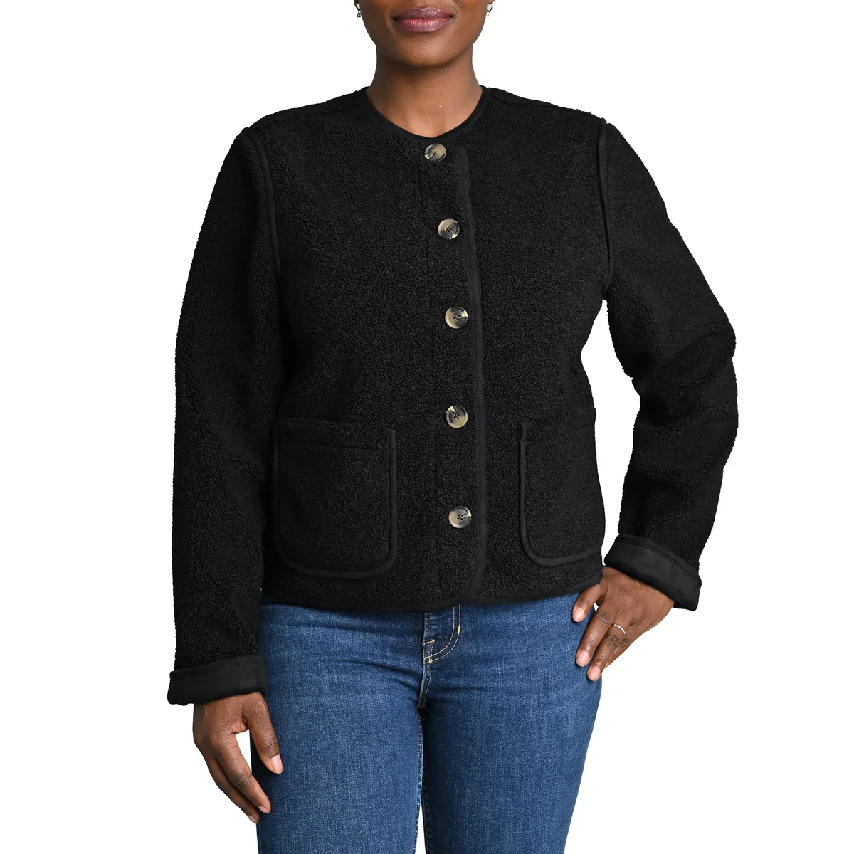 Briggs - Veste sherpa réversible