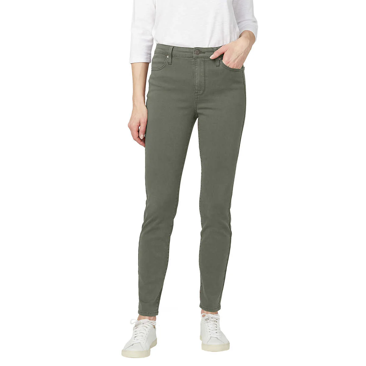 Buffalo - Pantalon à taille haute à jambe ajustée - Image 11