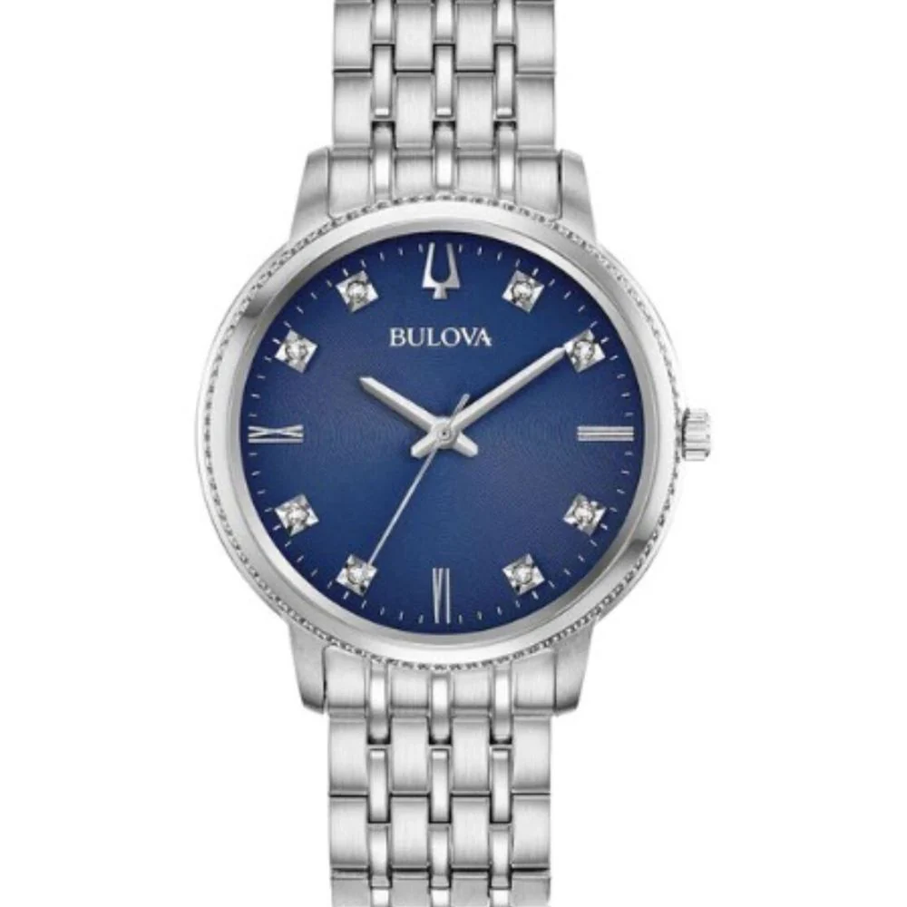 Bulova - Montre quartz diamant
