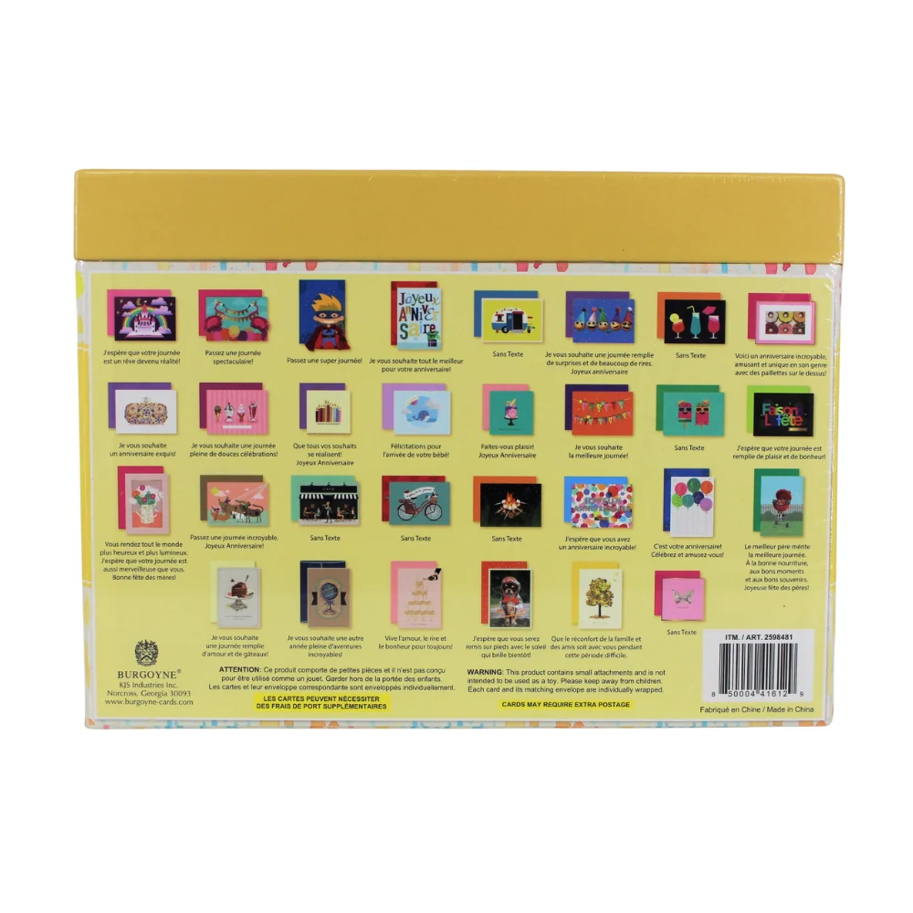 Burgoyne - Cartes de vœux artisanales pour toutes les occasions - 30 par paquet - Image 2
