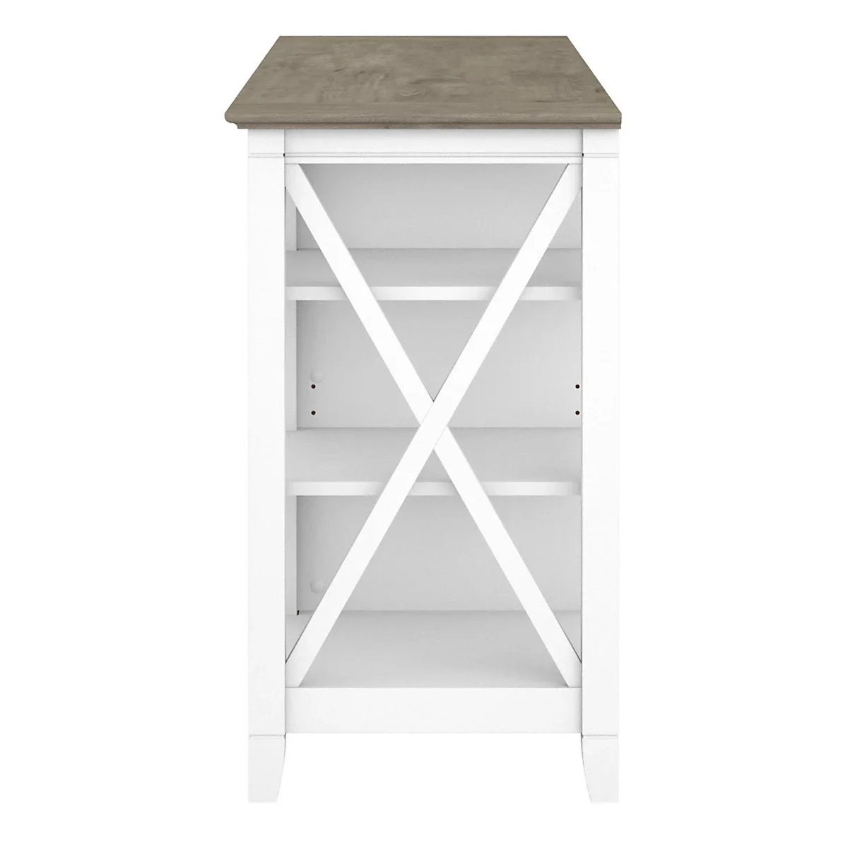 Bush Furniture - Meuble TV haut contemporain Key West 152,4 cm (60 po) - Image 7