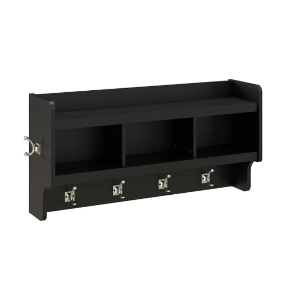 Bush Furniture Woodland - Porte-manteaux mural avec tablette - Image 4