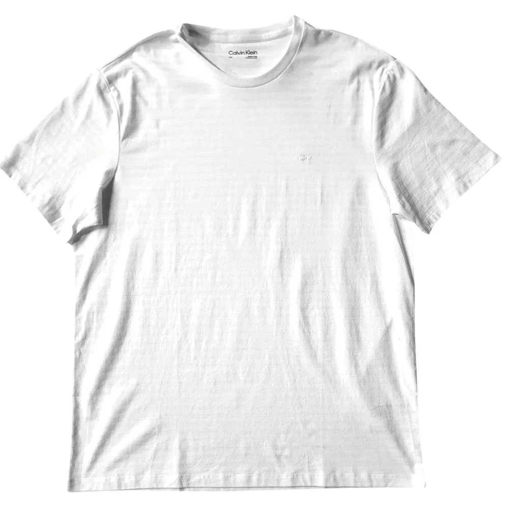 Calvin Klein – Chandail à manches courtes rayé - Image 2