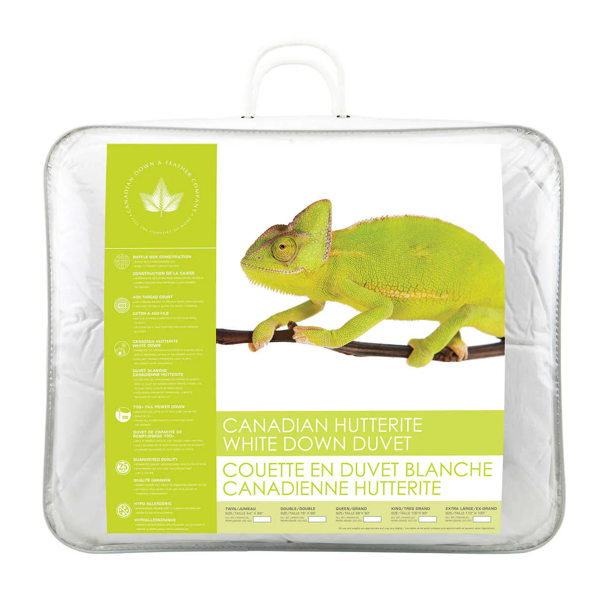 Canadian Down & Feather Company - Couette en duvet de canard blanc - Image 4