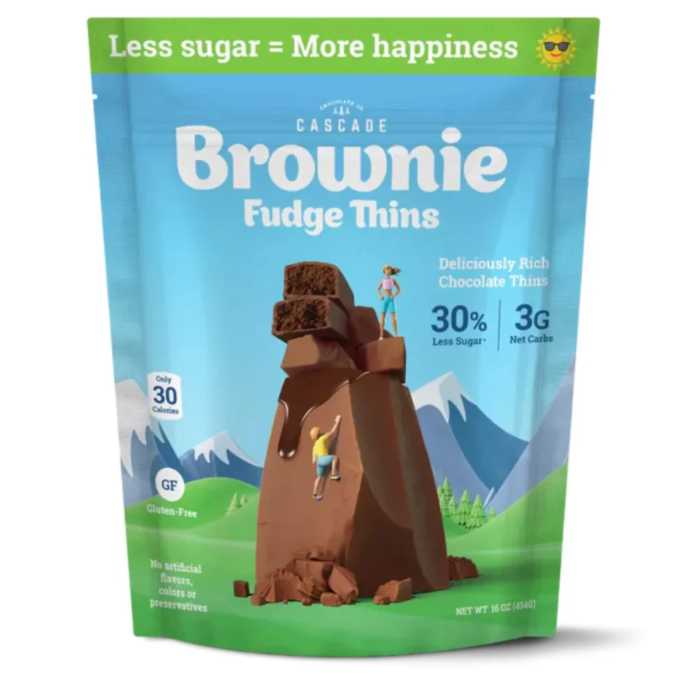 Cascade - Fondant au Chocolat - Brownie fudge thins