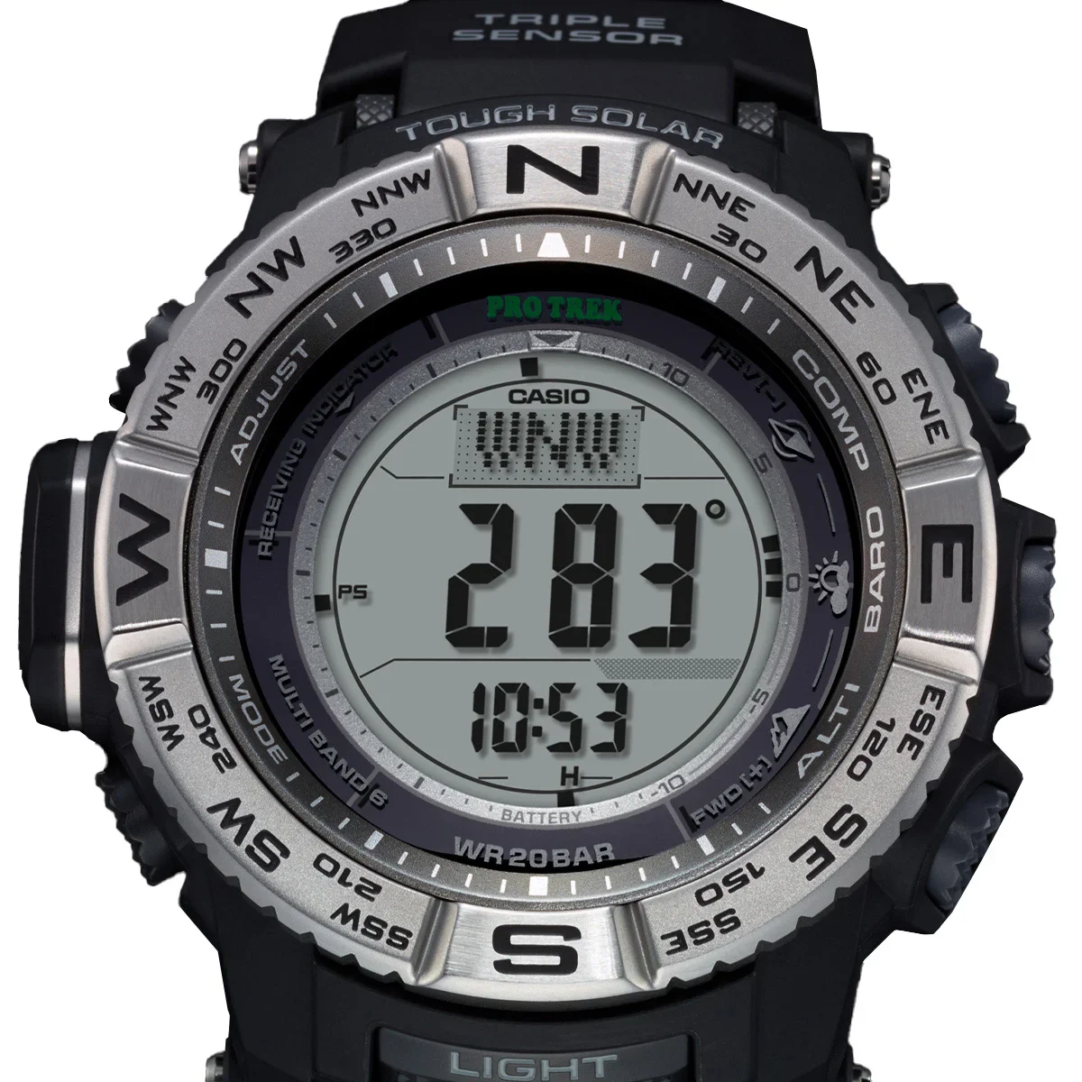 Casio - Montre homme PRO TREK à triple capteur - PRW-3500-1 - Image 2