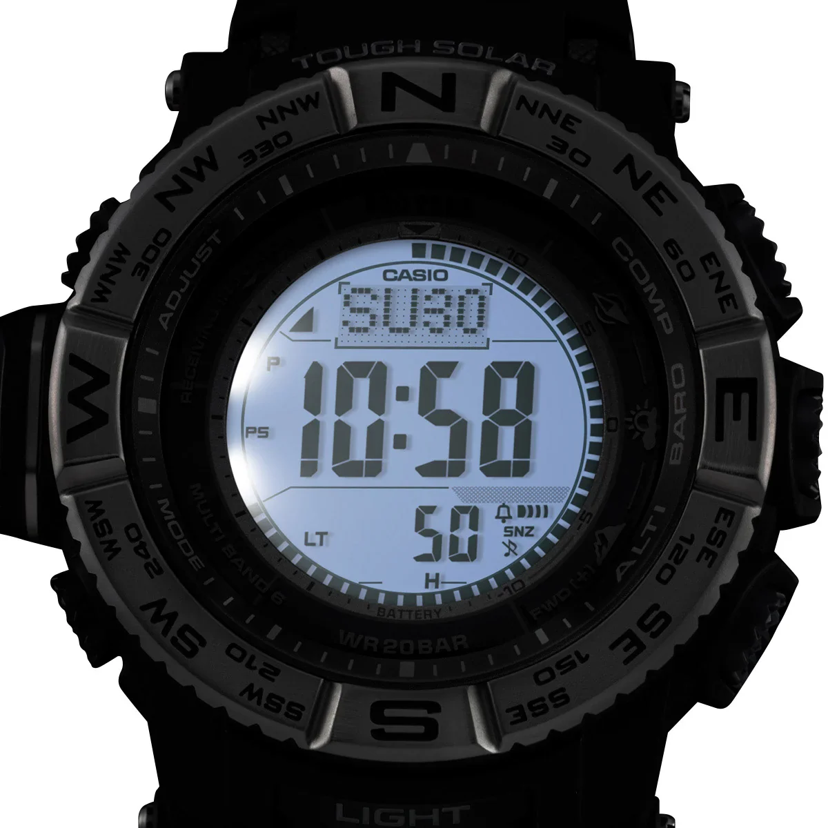 Casio - Montre homme PRO TREK à triple capteur - PRW-3500-1 - Image 4