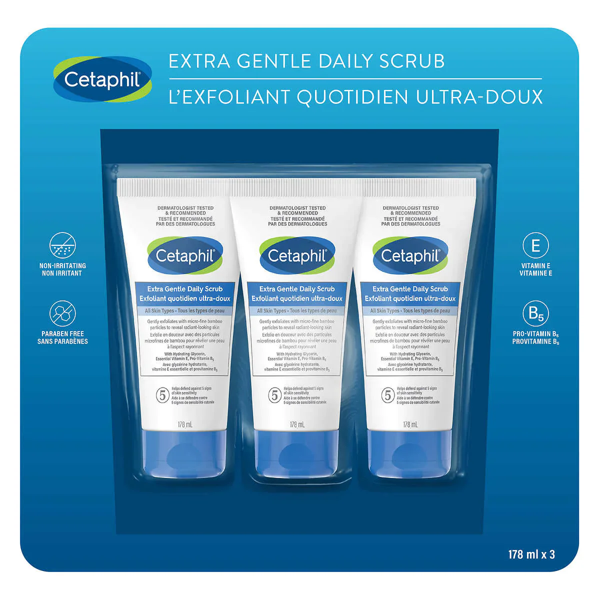 Cetaphil - Exfoliant extra doux - 3 x 178 mL