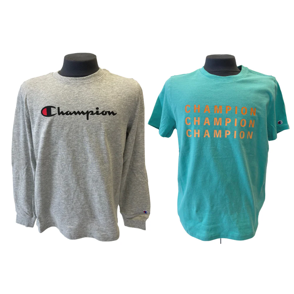 Champion - Chandails à manches longues, paquet de 2